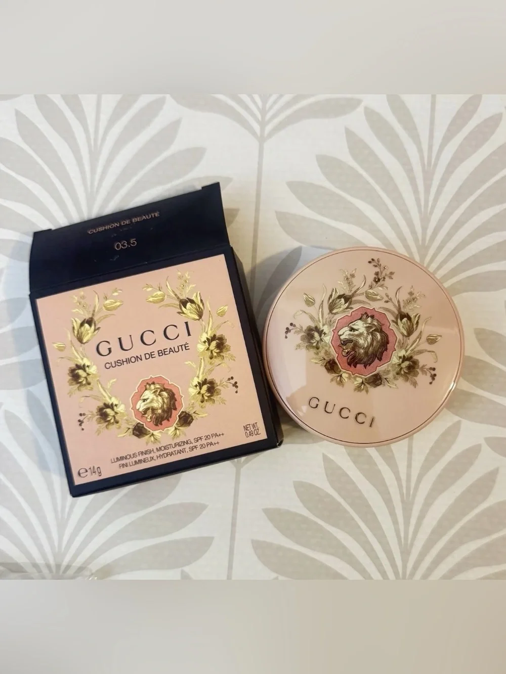 Gucci Cushion de Beauté Cushion Foundation SPF 20 Shade 03.5 0.49oz NIB